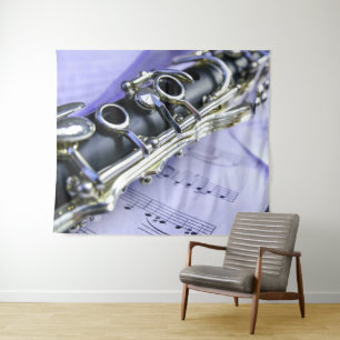 Clarinet Sheet Music Band Orchestra Tapestry