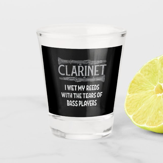 Clarinet Shot Glass (Front)
