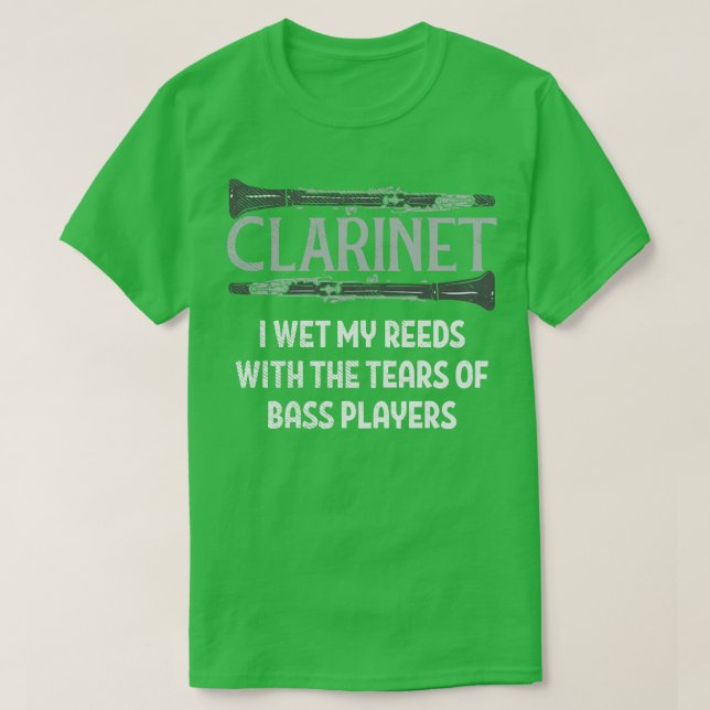 Clarinet T-Shirt (Design Front)