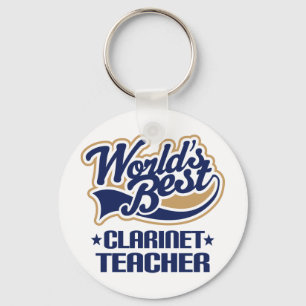 Clarinet Teacher Gift Key Ring