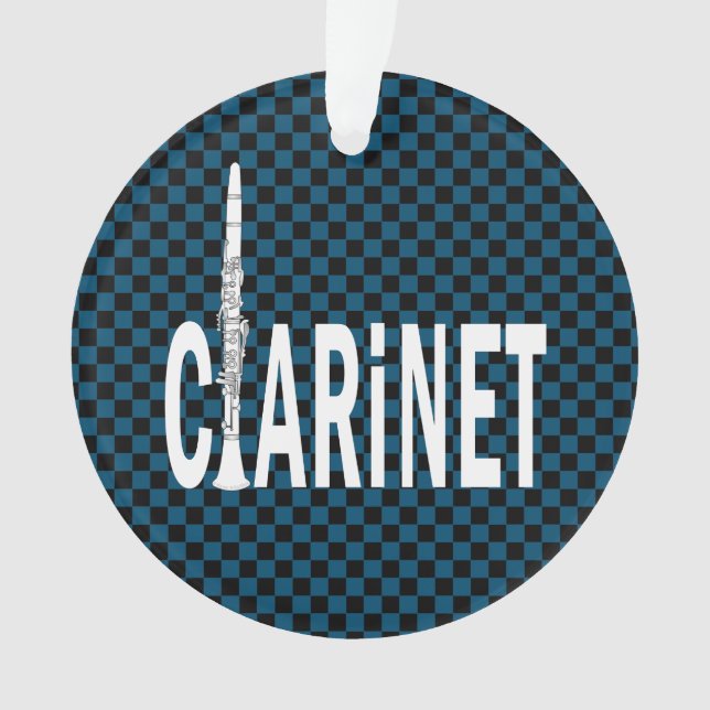 Clarinet Text Ornament (Front)