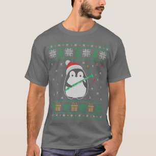 Clarinet Ugly Christmas Sweater Penguin Xmas Famil