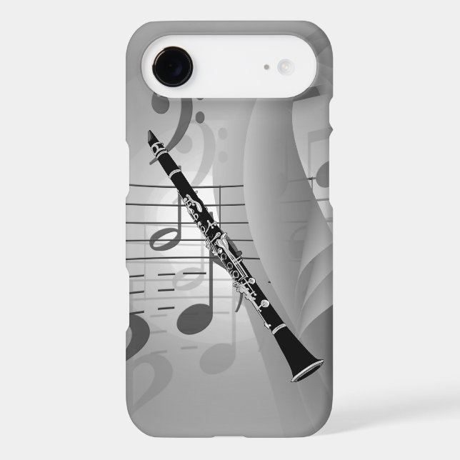 Clarinet with Musical Accents Case-Mate iPhone Case (Back)