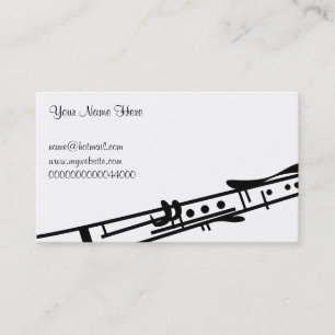 Clarinet, Your Name Here, Business Card