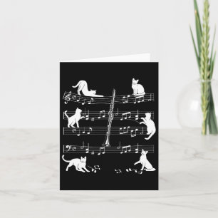 Clarinetist Cats For Cat Loving Clarinet Player  Card