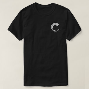 Clarion West black t-shirt with logo