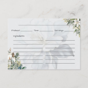 Clarity Basic Recipe Card