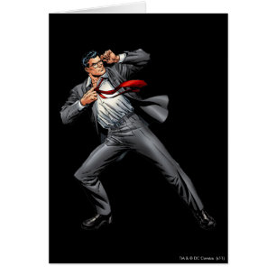 Clark changes into Superman