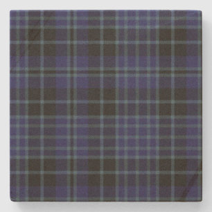 Clark Clan Tartan Plaid Stone Coaster