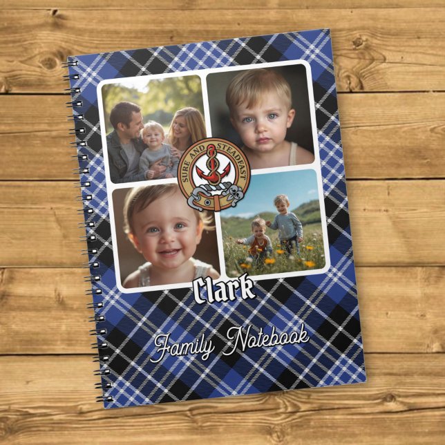Clark Family Photo Collage Notebook (Creator Uploaded)