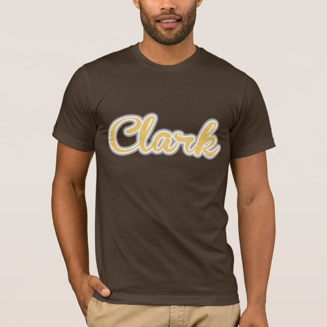 Clark T-Shirt Yellow Logo (Front)