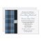 Clark Tartan Wedding Invitation Reception