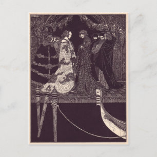 Clarke's Edgar Allan Poe Illustrations Postcard