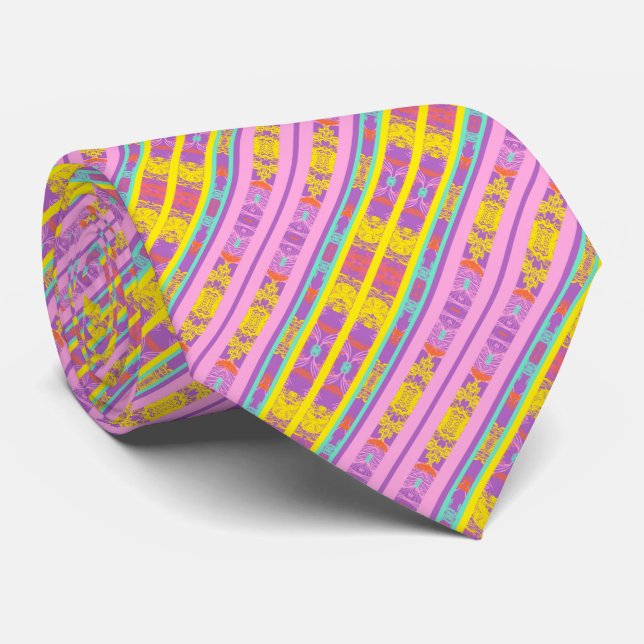 CLARKI – Multicolor Artistic Statement Tie (Rolled)