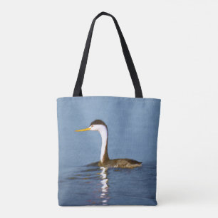Clark's Grebe Painting - Original Bird Art Tote Bag