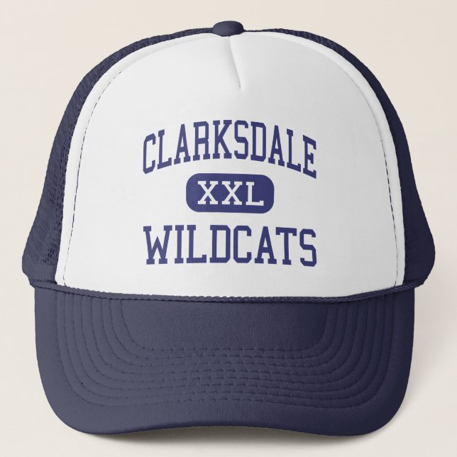 Clarksdale - Wildcats - High - Clarksdale Trucker Hat (Front)