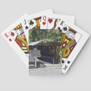 Clarkson Covered Bridge Alabama Playing Cards