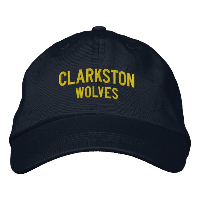 Clarkston High School Embroidered Baseball Hat (Front)