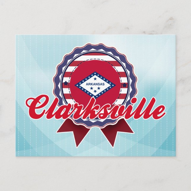 Clarksville, AR Postcard (Front)