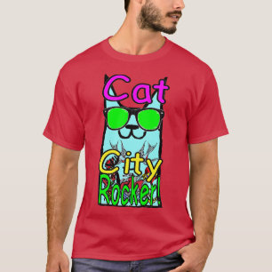 clash cat city Rocker 1977 T-Shirt