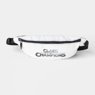 Clash of Champions Metallic 3D Typography Print Cu Bum Bags