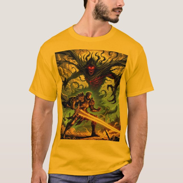 Clash of Light and Shadow luxury tranding faition  T-Shirt (Front)