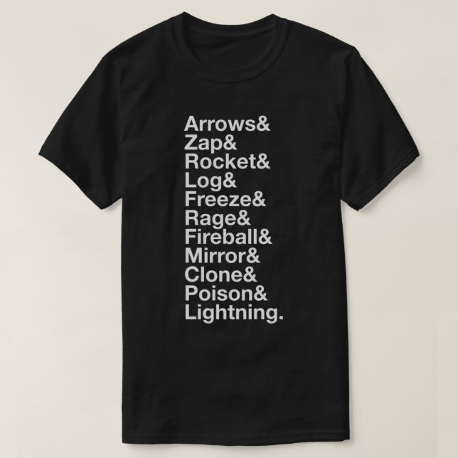 Clash Royale Spells   T-Shirt (Design Front)