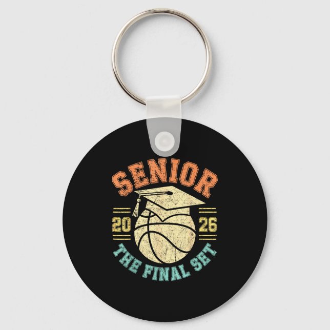 Class 2026 Senior Basketball Final Key Ring (Front)