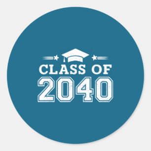 Class 2040 Grow Classic Round Sticker