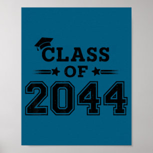 Class 2044 grow me first day school Illustration Poster