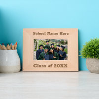 Class 20XX School Group Photograph Rustic Script