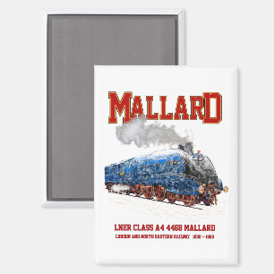 Class A4 Mallard - World Fastest Steam Locomotive Magnet