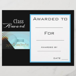 Class award Mathematics math student