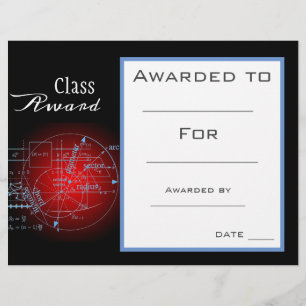 Class award Mathematics math student