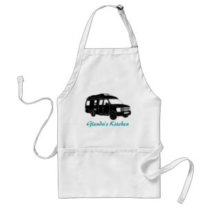 Class B Motorhome / Camper Van Silhouette Graphic Standard Apron