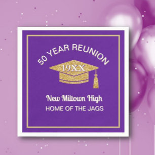 Class Celebration!  50th Reunion  Napkin