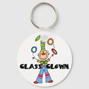 Class Clown Tshirts and Gifts Key Ring