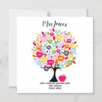 class names teacher thank you apple word art giant