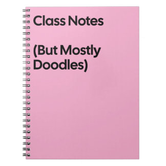 Class Notes Doodles Notebook