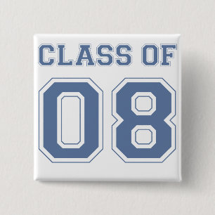 Class of 08 15 cm square badge