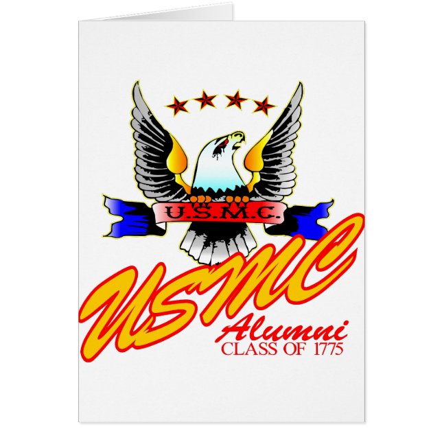 Class Of 1775 USMC Alumni Eagle (Front)