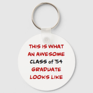 class of 1954 graduate, awesome keychain