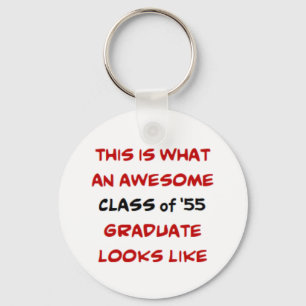 class of 1955 graduate, awesome keychain