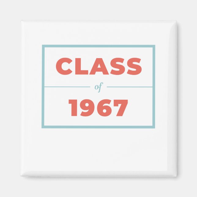 Class of 1967 magnet (Front)