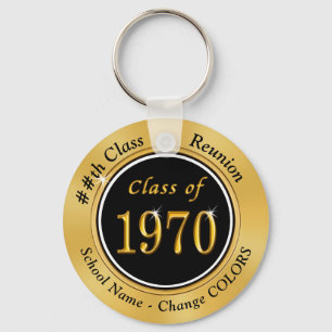 Class of 1970 Gifts, 55th Class Reunion Favour Key Ring