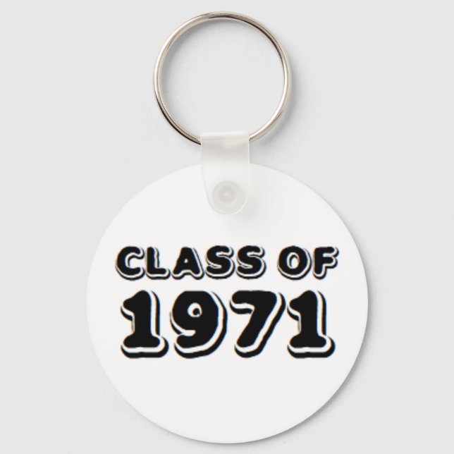 class of 1971 key ring (Front)