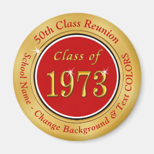 Class of 1973 Reunion, 50th Class Reunion Favors Magnet