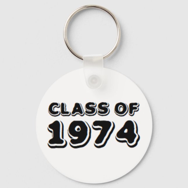 class of 1974 key ring (Front)