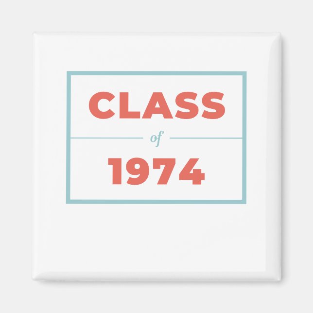 Class of 1974 magnet (Front)