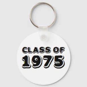 class of 1975 key ring